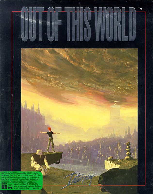 Out of This World box art for Sega Genesis